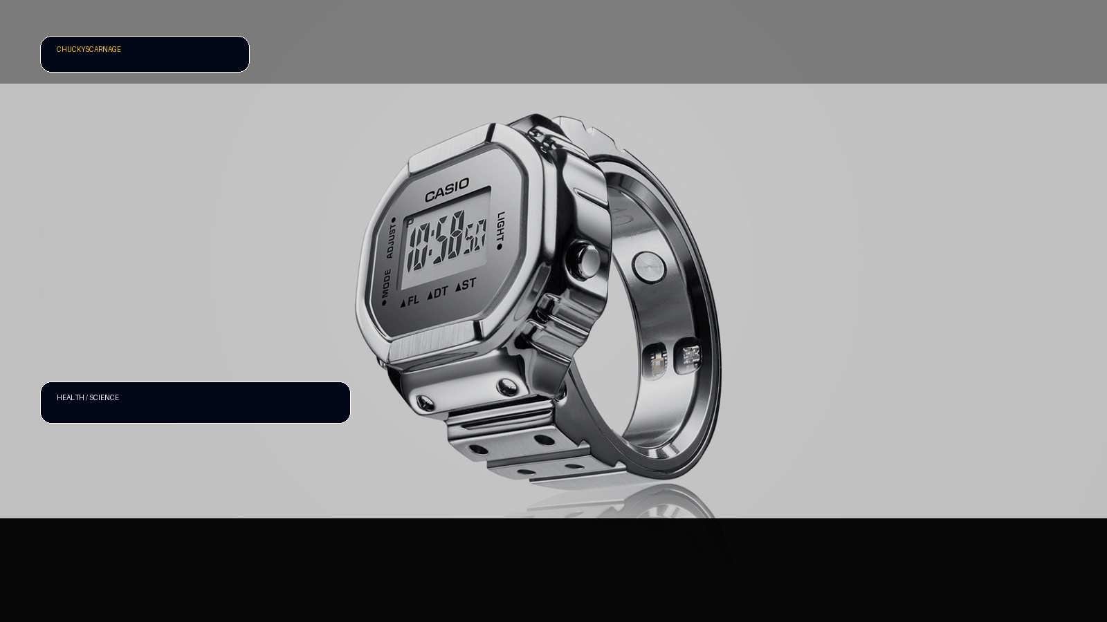 Casio just turned its wild Ring Watch into an actual smart ring illustration