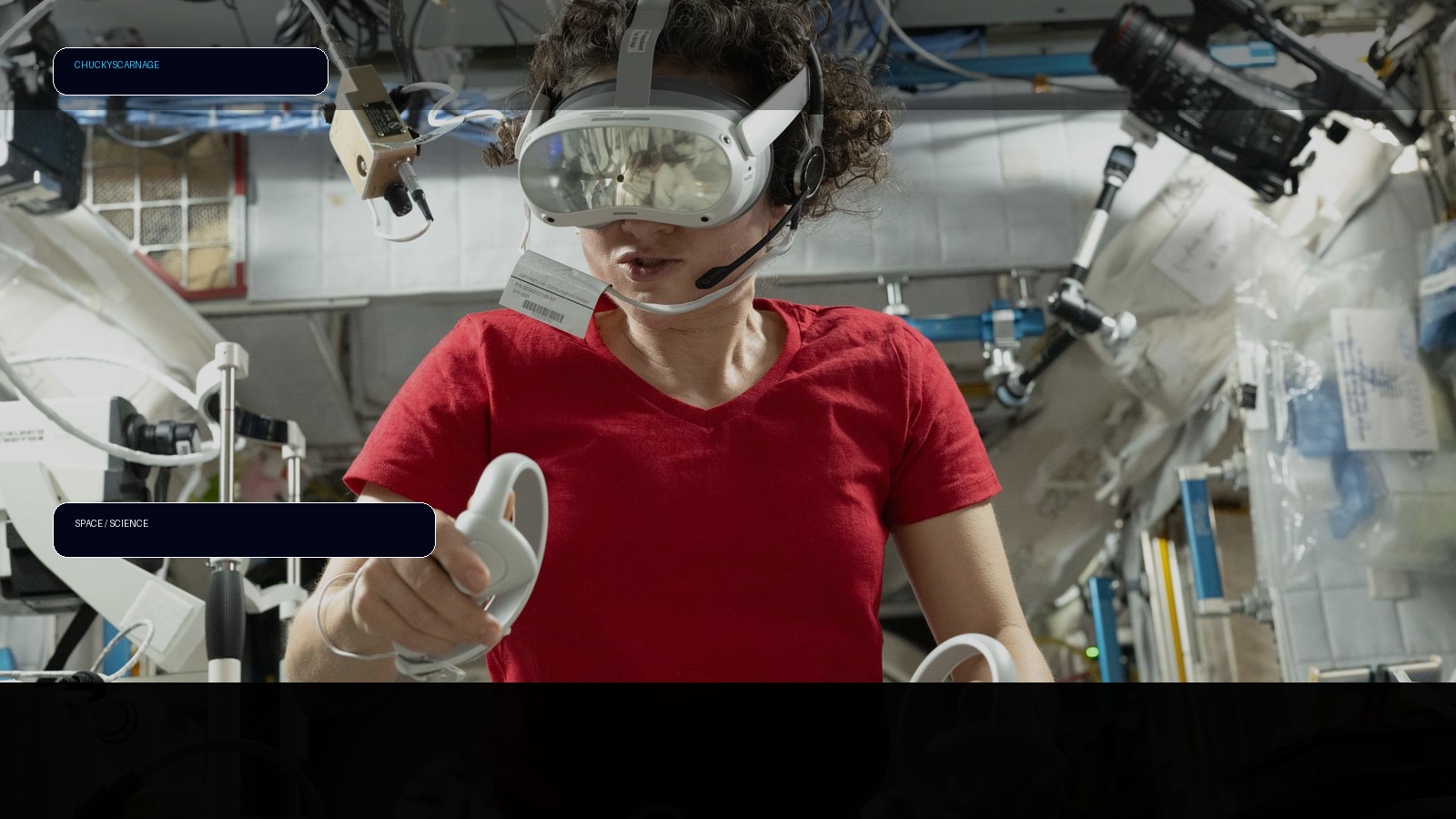 Crew Ends Week with Spacesuit Checks and Science illustration
