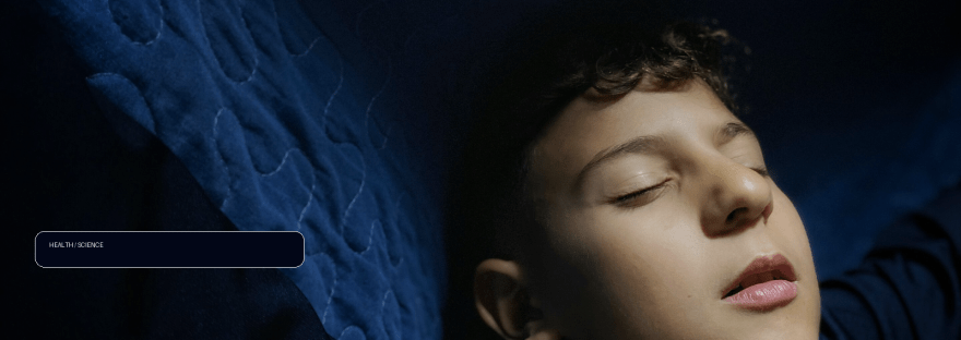 A good night's sleep may help adolescents thrive in school illustration