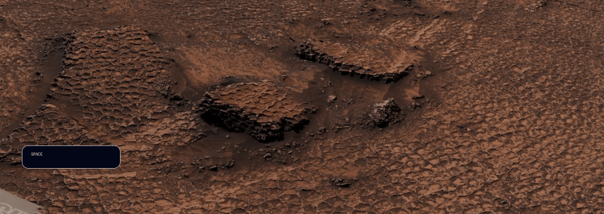 Curiosity rover spots mysterious honeycombs on Mars illustration