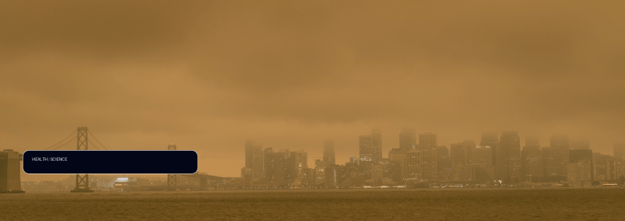 Wildfires now the dominant contributor to unhealthy levels of air pollution illustration