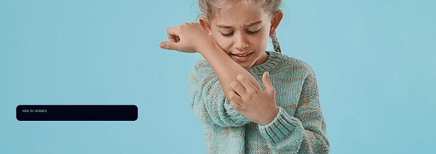 Early respiratory infections linked to atopic dermatitis diagnosis illustration